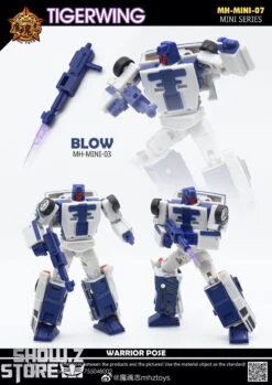 MHZ Toys MINI-07 Tigerwing Menasor Combiner Set Of 5 Oversized Version -Toy Machine Store 00fc9edefa