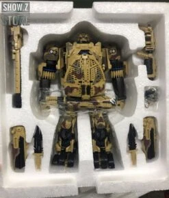 WeiJiang M-02 Robot Force Hound Oversized Black Apple Alloy Desert Version -Toy Machine Store 04586f2308