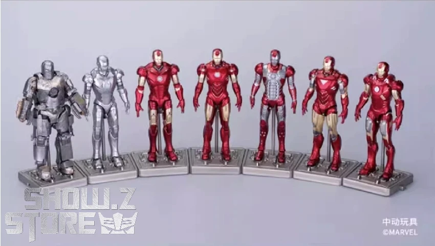 ZT Toys Marvel Licensed 1/20 Iron Man Hall Of Armor Full Set 4 ZT Toys Marvel Licensed 1/20 Iron Man Hall Of Armor Full Set - Image 2
