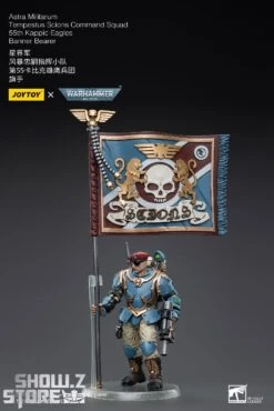 JoyToy Source 1/18 Warhammer 40K Astra Militarum Tempestus Scions Command Squad 55th Kappic Eagles Banner Bearer -Toy Machine Store 14d9e10fed