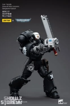 JoyToy Source 1/18 Warhammer 40K Iron Hands Intercessors Sergeant Kalock 13 JoyToy Source 1/18 Warhammer 40K Iron Hands Intercessors Sergeant Kalock -Toy Machine Store 170841b7ec