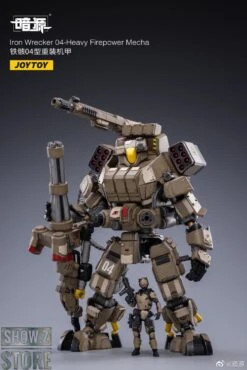JoyToy Source 1/24 Iron Wrecker 04 Heavy Firepower Mecha W/ Pilot -Toy Machine Store 1a11b86230