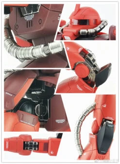 Metal Soldier MS 1/100 MS-06S MS06S Char's Zaku II Side 3 Side3 Red Comet Gundam Mobile Suit -Toy Machine Store 1e7b1a1845