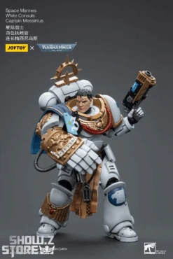 JoyToy Source 1/18 Warhammer 40K Space Marines White Consuls Captain Messinius -Toy Machine Store 20d33699d6