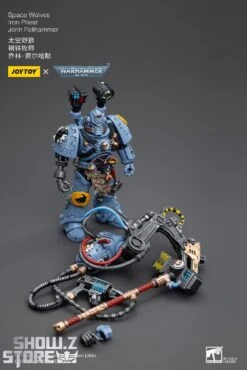 JoyToy Source 1/18 Warhammer 40k Space Wolves Iron Priest Jorin Fellhammer -Toy Machine Store 234c215ad2