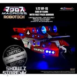 KitzConcept 1/72 Macross VF-1S God Of Flame W/ Fast Pack Armor Limited Edition -Toy Machine Store 240a92aae8