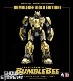 Threezero & Hasbro 3Z0294-EX Bumblebee Golden Version -Toy Machine Store 266be6e4d5