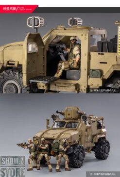 JoyToy Source 1/18 War Stars Crazy Armed SUV Desert Version -Toy Machine Store 2918fd7159