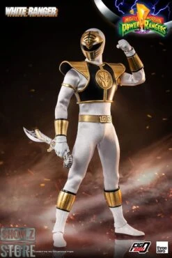 Threezero Studio 1/6 Mighty Morphin Power Rangers White Ranger 13 Threezero Studio 1/6 Mighty Morphin Power Rangers White Ranger -Toy Machine Store 2ba4c476fb