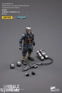 JoyToy Source 1/18 Warhammer 40K Death Korps Of Krieg Veteran Squad Guardsman With Flamer -Toy Machine Store 2fffff8daa