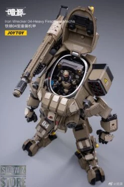JoyToy Source 1/24 Iron Wrecker 04 Heavy Firepower Mecha W/ Pilot -Toy Machine Store 3292dc2fed