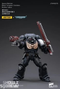 JoyToy Source 1/18 Warhammer 40K Space Marines Black Templars Outriders Brother Valtus -Toy Machine Store 366df569a8
