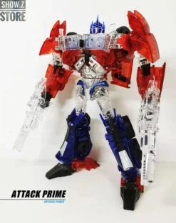 APC Toys APC-001 Attack Prime TFP Optimus Prime Clear Version W/ Black Wheels -Toy Machine Store 3c0e6bea0b