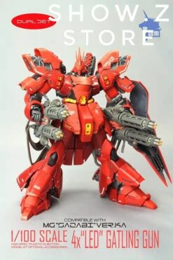 Zhile ZL MG 1/100 4X Sazabi MSN-04 Gatling Gun Add On Kit W/ LED 19 Zhile ZL MG 1/100 4X Sazabi MSN-04 Gatling Gun Add On Kit W/ LED -Toy Machine Store 40dec9dada
