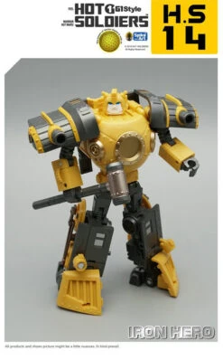 Mech Planet Hot Soldiers HS14 Iron Hero Bumblebee Hearts Of Steel -Toy Machine Store 416be53488