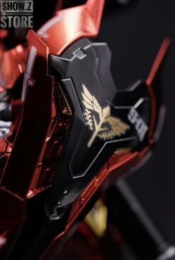 [SZ Custom] Bandai Custom RG 1/144 MSN-04 Sazabi W/ Custom Electroplated Chrome Painting -Toy Machine Store 4519988b02