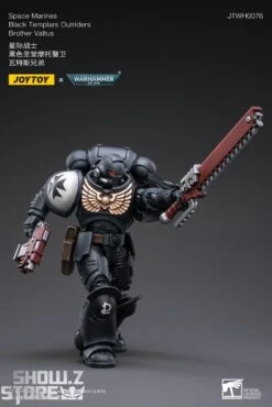JoyToy Source 1/18 Warhammer 40K Space Marines Black Templars Outriders Brother Valtus -Toy Machine Store 46aa145505