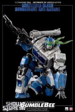 ThreeZero & Hasbro 3Z0160-EX 3Z04121W0 DLX Shattered Glass Soundwave & Ravage W/ LED -Toy Machine Store 47937b1727