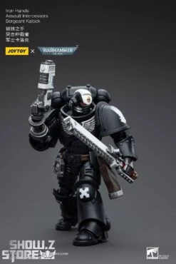 JoyToy Source 1/18 Warhammer 40K Iron Hands Intercessors Sergeant Kalock 16 JoyToy Source 1/18 Warhammer 40K Iron Hands Intercessors Sergeant Kalock -Toy Machine Store 48d20b64ef