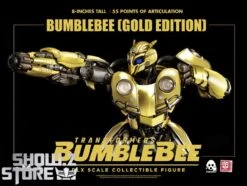Threezero & Hasbro 3Z0294-EX Bumblebee Golden Version -Toy Machine Store 4bbf81e3f2