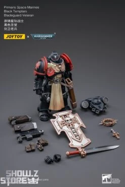 JoyToy Source 1/18 Warhammer 40K Black Templars Bladeguard Veteran -Toy Machine Store 50e45d9929