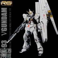 [SZ Custom] Bandai Custom RG 1/144 RX-93 Nu Gundam W/ Electroplated Chrome Painting -Toy Machine Store 51c00b0132
