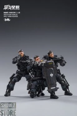 JoyToy Source 1/18 Hardcore Coldplay Skeleton Forces Hell Grim Reaper & Selena Set Of 4 -Toy Machine Store 529eee1ec7