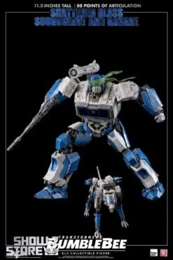 ThreeZero & Hasbro 3Z0160-EX 3Z04121W0 DLX Shattered Glass Soundwave & Ravage W/ LED -Toy Machine Store 5323f75915