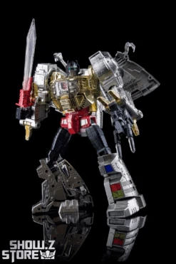 4th Party MP-08 King Grimlock Reximus Prime Oversized Stainless Steel Color Version -Toy Machine Store 5416f373f1