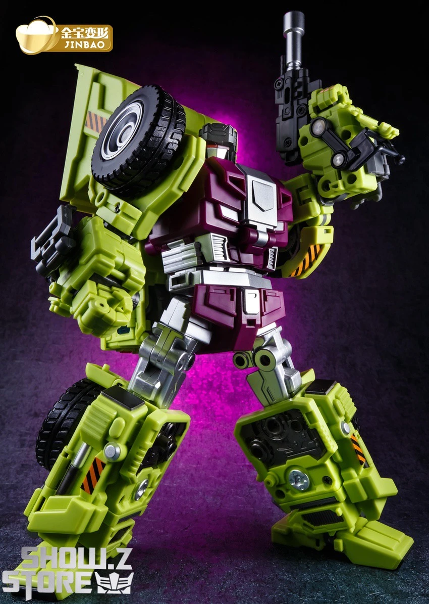 Jinbao DF03 Builder.D Devastator Green Version Set Of 6 Oversized Version 16 Jinbao DF03 Builder.D Devastator Green Version Set Of 6 Oversized Version - Image 14