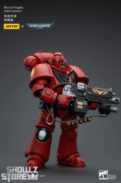 JoyToy Source 1/18 Warhammer 40K Blood Angels Intercessors -Toy Machine Store 55b03a359b