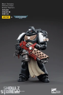 JoyToy Source 1/18 Warhammer 40K Black Templars Primaris Initiate Brother Raemont -Toy Machine Store 5611e06a18