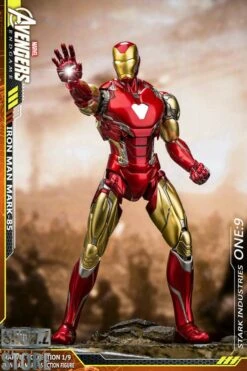 M.W Culture 1/9 Marvel Licensed Avenger Endgame Iron Man Mark-85 -Toy Machine Store 577cfd756f