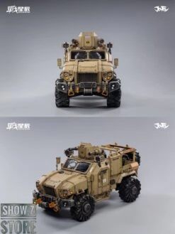 JoyToy Source 1/18 War Stars Crazy Armed SUV Desert Version -Toy Machine Store 5969649d30