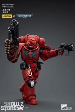 JoyToy Source 1/18 Warhammer 40K Blood Angels Intercessors -Toy Machine Store 5b3ea4e51b