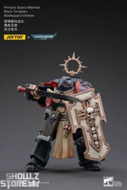 JoyToy Source 1/18 Warhammer 40K Black Templars Bladeguard Veteran -Toy Machine Store 5c16ae5d0d
