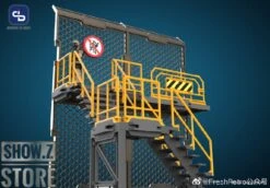 FreshRetro 1/18 1/24 SIB05 Scene In Box Iron Net Base-A Model Kit -Toy Machine Store 5c396912db