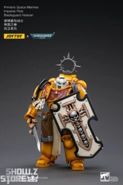 JoyToy Source 1/18 Warhammer 40K Imperial Fists Bladeguard Veteran -Toy Machine Store 5deb0d0adf