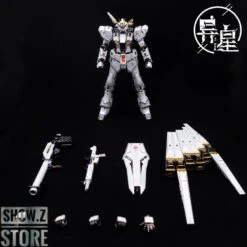 [SZ Custom] Bandai Custom RG 1/144 RX-93 Nu Gundam W/ Electroplated Chrome Painting -Toy Machine Store 5e2243c99d