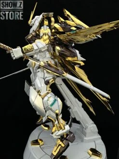 [SZ Custom] Nillson Work 1/60 MBF-P02 Gundam Astray Gold Frame W/ Electroplated Chrome Painting -Toy Machine Store 676a500192