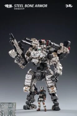 JoyToy Source 1/25 Steel Bone Armor White Color W/ 2nd Pilot -Toy Machine Store 6d30a4203f