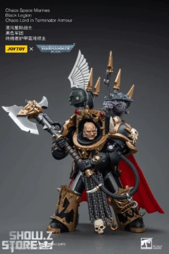 JoyToy Source 1/18 Warhammer 40K Chaos Space Marines Black Legion Chaos Lord In Terminator Armour 23 JoyToy Source 1/18 Warhammer 40K Chaos Space Marines Black Legion Chaos Lord In Terminator Armour -Toy Machine Store 6dad7adb76