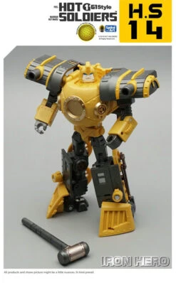 Mech Planet Hot Soldiers HS14 Iron Hero Bumblebee Hearts Of Steel -Toy Machine Store 7534782917