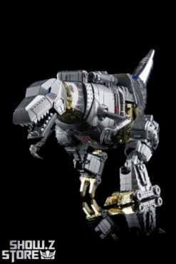 4th Party MP-08 King Grimlock Reximus Prime Oversized Stainless Steel Color Version -Toy Machine Store 7552391db3