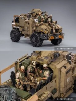 JoyToy Source 1/18 War Stars Crazy Armed SUV Desert Version -Toy Machine Store 76d44f9bb0