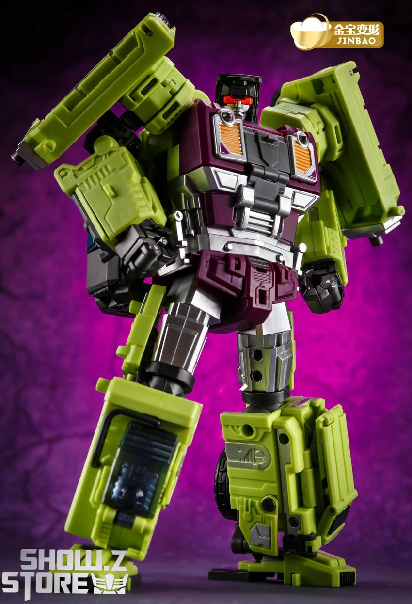 Jinbao DF03 Builder.D Devastator Green Version Set Of 6 Oversized Version 9 Jinbao DF03 Builder.D Devastator Green Version Set Of 6 Oversized Version - Image 7