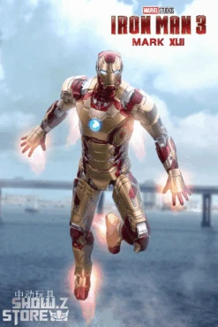 ZT Toys Marvel Licensed 1/10 Iron Man Mark 42 W/ LED -Toy Machine Store 7bc2cb8d45