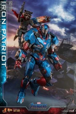 Hot Toys HotToys HT MMS547D34 1/6 Avengers: Endgame Iron Patriot Iron Man Collectible Figure -Toy Machine Store 7cd7b6d876