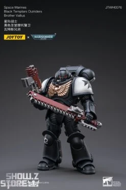 JoyToy Source 1/18 Warhammer 40K Space Marines Black Templars Outriders Brother Valtus -Toy Machine Store 7e832e1cb3
