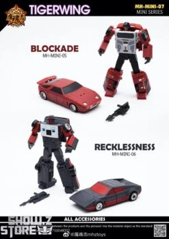 MHZ Toys MINI-07 Tigerwing Menasor Combiner Set Of 5 Oversized Version -Toy Machine Store 81af98cd91